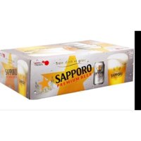 Saporo premium 330ml, thùng 24 lon