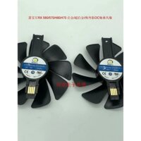 Sapphire RX590 580 570 480 470 Ultra Platinum Phiên bản nước ngoài Quạt bóng OC