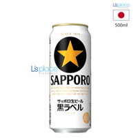 Sapporo Bia lon cao Black Label