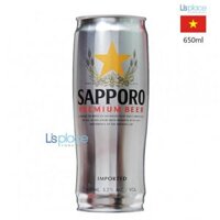 Sapporo Premium Beer sleek can