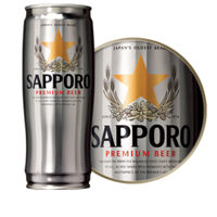 Sapporo Premium Lon bạc 650ml