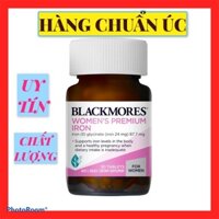 Sắt Blackmore Cho Bầu Và Sau Sanh Không Gây Táo