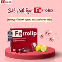 Sắt Bột Buccal Tan Ngay Trong Miệng Ferrolip Hộp 20 gói