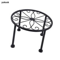 Sắt Cây Đứng Giá Đỡ Thực Vật Tròn Chậu Trồng Cây Trồng Giá Trưng Bày Kệ Chậu Cây Giá Đỡ Cho Ban Công Cafe