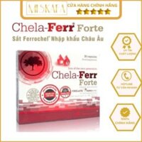 Sắt Chela-Ferr® Forte ( Nhập khẩu BA LAN), Viên Sắt cho bà bầu, Bổ sung Sắt cho mẹ bầu, cải thiện thiếu máu do thiếu sắt