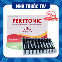 Sắt Cho Bé Và Mẹ Bầu FERITONIC Traphaco Ống Uống Bổ Sung Giảm Nguy Cơ Thiếu Máu, Tái Tạo Hồng Cầu Hộp 2 Vỉ x 10 Ống 10m