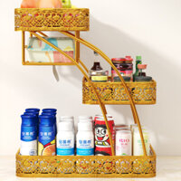 Sắt Đĩa Trái Cây Phòng Khách Sáng Tạo Đa Năng Giỏ Chứa Đồ Gia Đình Ăn Nhẹ Giỏ Đựng Đồ Để Bàn Trang Trí Trái Cây