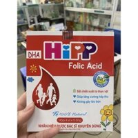 Săt HIPP acid FOLIC DHA ống nước