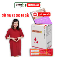Sắt hữu cơ cho mẹ bầu Fevi Jelly PMP bổ sung sắt, DHA, vitamin cho bà bầu, trẻ em và người lớn