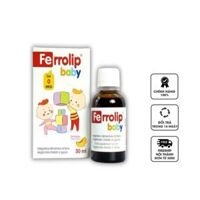 Sắt hữu cơ nhỏ giọt cho bé Ferrolip Baby