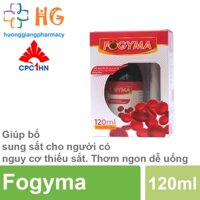 Sắt nước cho bà bầu Fogyma hỗ trợ bổ sung sắt cho bé và người lớn giúp bổ máu cho người thiếu máu