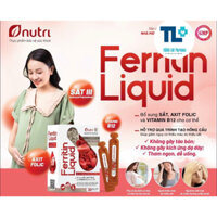 Sắt nước Nutri hộp 30 ống bổ sung sắt cho bé từ 3 tuổi và PNMT