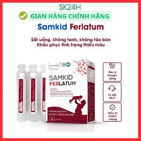 Sắt nước SAMKID FERLATUM UBI giúp bổ sung sắt acid folic và vitamin giảm nguy cơ thiếu máu (sp dùng đường ăn kiêng)