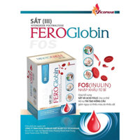 Sắt ống FeroGlobin chứa sắt III kết hợp inulin nhập khẩu giúp bổ máu,vị ngọt thơm, không táo bón
