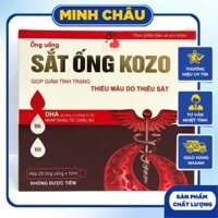 Sắt ống Kozo - Giúp giảm tình trạng thiếu máu do thiếu sắt