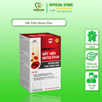 Sắt Viên Hemo Plus - Viên Uống Sắt Hoàng Anh Pharmacy Giúp Bổ Sung Sắt, Add Folic, Vitamin B1, Vitamin B12 Cho Cơ Thể