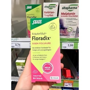 Sắt viên hữu cơ Floradix hộp 84 viên