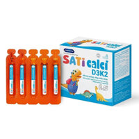 SATicalci D3K2 bổ sung Calci, Vitamin D3, Vitamin K2 (MK7), hỗ trợ xương, răng chắc khỏe