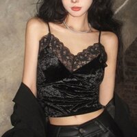 Satin Không Khung Chống đẩy Áo Ngực Thoải Mái Áo yếm Ren Gợi Cảm Quần Lót Nữ Slim-fit Top