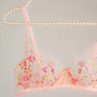 Sau Cơn Mưa, đồ lót màu hồng vườn, ren màu tím, áo ngực trong suốt, Áo Ngực siêu mỏng