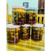 Sấu ngâm đường gừng Hà Nội Com bo 2 hũ (Mỗi hũ 2kg) Đặc sản Hà Nội, tặng nước cốt sấu
