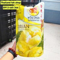 sầu riêng sấy lạnh Thái Lan 210g, 100% hương vị tự nhiên