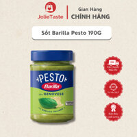 (Sauce Barilla PESTO GENOVESE 190gr) Nước sốt Barilla Ý, Sốt Pesto xanh “ALLA GENOVESE” hiệu Barilla – lọ 190g