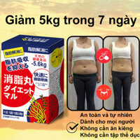 SAUSANDO-Viên Uống Giảm Cân 7 Day Slim -Nhập khẩu từ Nhật Bản (10 viên) hàng Mỹ dành cho cơ địa khó giảm 3-5kg