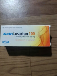 SaVi Losartan 100 – Thuốc hạ huyết áp Losartan potassium 100mg