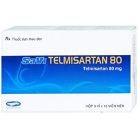 Savi Telmisartan 80 điều trị tăng huyết áp  – CÔNG TY CỔ PHẦN NHÀ THUỐC NHÂN DÂN – PHƯỢNG HOÀNG