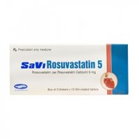 SaviPharma Savi Rosuvastatin 5mg, Hộp 30 Viên