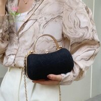 [Saymakerlace] Túi đeo chéo đeo vai PVC nhỏ dễ thương dành cho nữ Hit Túi xách dự tiệc sang trọng và ví ly hợp du lịch nữ