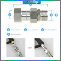 Sc 3 8 Inch NPT Nam Ren Lắp M22 14 Mm Xoay Khớp Kim Loại Đầu Nối Nhanh Chống Ăn Mòn Áp Lực Máy Giặt Xoay 1p