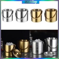 Sc Đôi Tường Cách Nhiệt Xô Đá Có Nắp Inox Xô Đá Rượu Máy Làm Lạnh Tuyệt Vời Cho Gia Đình Thanh Giữ Đá Lạnh Dr