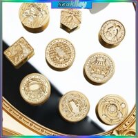 Sc Retro Hoa Đầu Lâu Lửa Sơn Sáp Dấu Tem Cho Đầu Đồng Chất Liệu Phụ Kiện Cho Đám Cưới Thiệp Mời Phong Bì S