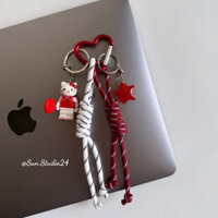 [SC48] Móc Treo Túi Xách Hình Hello Kitty Dễ Thương, Charm Đeo Túi Xách Hình Kitty , Móc Treo Cặp Sách Hình Hello Kitty