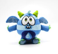 SCENTIGONS - 2 in 1 Scented Stuffed Animal Dragons (Winston Waterdrop) Plush Toy with Squishy Dragon Egg Aqua Gel Ball | Fun Sweet Smell Sensory To...