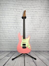 Schecter Guitars Nick Johnston Traditional HSS Electric Guitar Atomic Coral