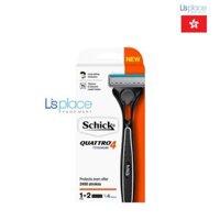Schick Dao cạo Quattro Titanium 4 kèm lưỡi thay