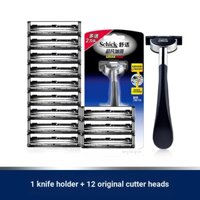 Schick Dao cạo thoải mái Hướng dẫn sử dụng Dao cạo trượt phi thường Lưỡi dao nhập khẩu hai lớp Lưỡi giữ siêu lưỡi