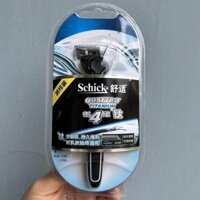 Schick / QUATTRO Comfort Cạo Râu 4-Chi Titanium Series 4 Lớp Nhập Khẩu Lưỡi Dao Cạo Cạo Râu