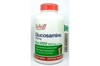 Schiff Glucosamine 1500 mg Plus MSM 1500mg chai 200 viên của Mỹ