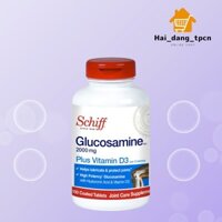 Schiff Glucosamine 2000mg Plus Vitamin D3 150Viên hỗ trợ Xương Khớp của Mỹ