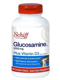 SCHIFF GLUCOSAMINE 2000MG PLUS VITAMIN D3