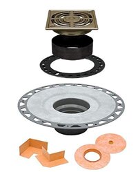 Schluter Kerdi Drain Brushed Nickel PVC Version