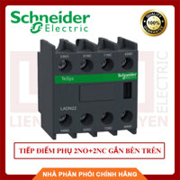 Schneider Tiếp điểm phụ 2NO+2NC cho contactor gắn bên trên LADN22