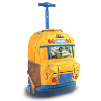 School Bus Rolling Backpack