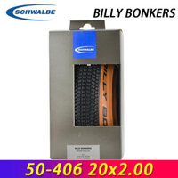 Schwalbe BILLY BONKERS 20x2.00 Nâu Sidewall Gấp Lốp Cho Bụi Bẩn Nhảy Xe Đạp MTB BMX PumpTrack Xe Đạp Đi Xe Đạp Phần Chính Hãng