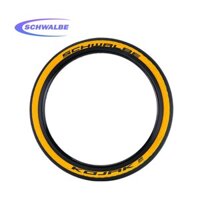 Schwalbe KOJAK 16-3249 Lốp Xe Đạp 16X1 1 / 4 Bên Màu Vàng Cho Ba Brompton Pbike United