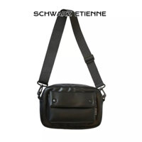 Schwarz ETIENNE Túi Đeo Vai Da PU Chống Thấm Nước Đa Năng Thời Trang Mới Cho Nam